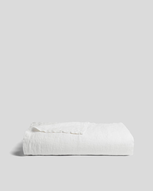 Vintage Linen Bed Blanket